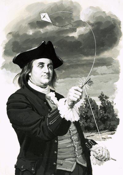 Benjamin Franklin autorstwa Peter Jackson