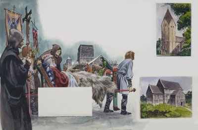 Król Edward, później św. Edward Wyznawca autorstwa Peter Jackson