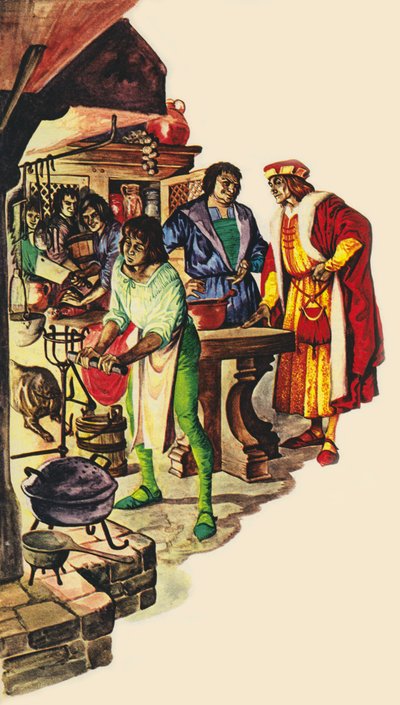 Lambert Simnel (druk kolorowy) autorstwa Peter Jackson