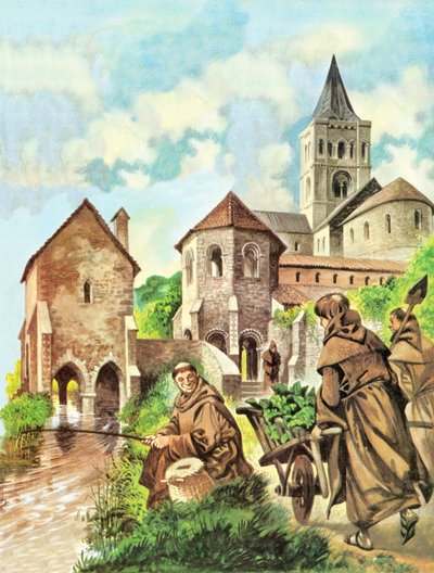 Wędkarstwo mnichów autorstwa Peter Jackson