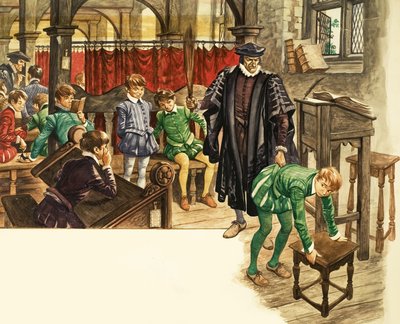 Dawno, dawno temu... Kara w szkole w epoce Tudorów autorstwa Peter Jackson