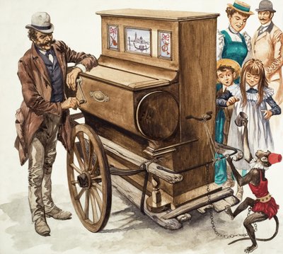 Młynek do organów i małpa autorstwa Peter Jackson