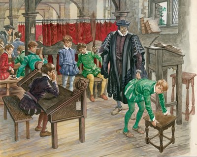 Kara w szkole w epoce Tudorów autorstwa Peter Jackson