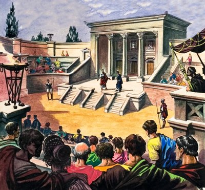 Teatr rzymski w Wielkiej Brytanii autorstwa Peter Jackson