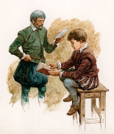 Uczono chłopca Tudorów autorstwa Peter Jackson