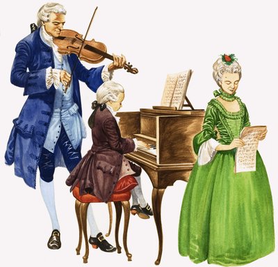 Kiedy byli młodzi: Mozart i jego muzyka autorstwa Peter Jackson