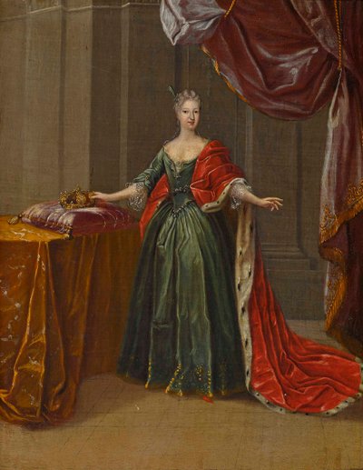 Portret księżnej Marii Antonii Bawarskiej 1724-1780, elektorki saskiej. autorstwa Peter Jacob Horemans