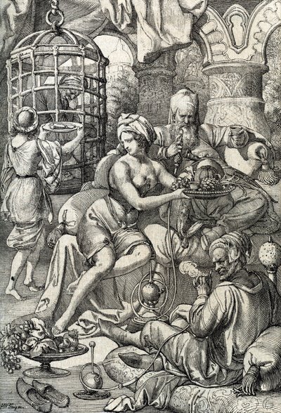 Sułtan Bayezid I (lub Bajazet autorstwa Peter Johann Nepomuck Geiger