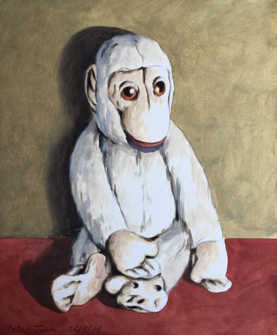 Jasna biała małpa, 2006 autorstwa Peter Jones