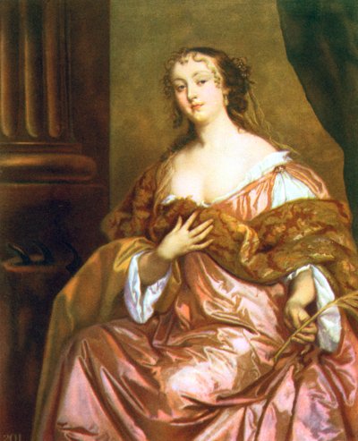 Elizabeth Hamilton, hrabina Gramont, ok. 1660. autorstwa Peter Lely