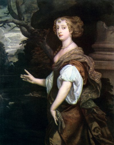 Elizabeth Wriothesley, hrabina Northumberland, c1670s autorstwa Peter Lely