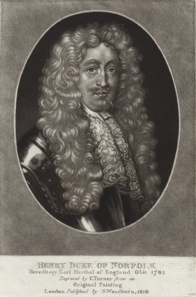 Henryk książę Norfolk autorstwa Peter Lely