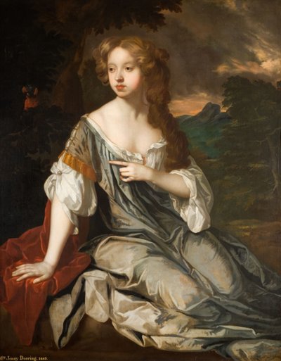 Portret Pani Lucy Loftus, 1667. autorstwa Peter Lely