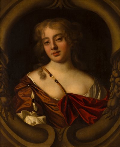Portret pani Bridgeman z Devonshire, ok. 1638-80 (olej na płótnie) autorstwa Peter Lely