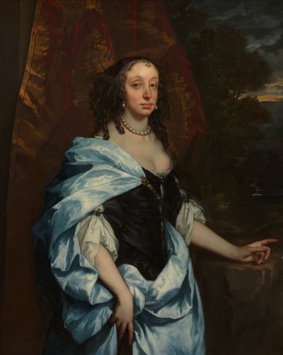 Portret pani Leneve, ok. 1657 (olej na płótnie) autorstwa Peter Lely