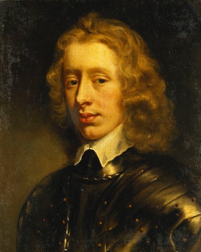 Portret młodego dżentelmena, uważanego za księcia Richmond, długość biustu w zbroi, ok. 1650 autorstwa Peter Lely