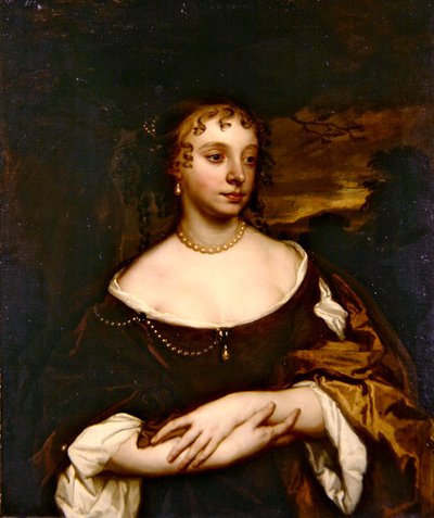Portret młodej damy (olej na płótnie) autorstwa Peter Lely