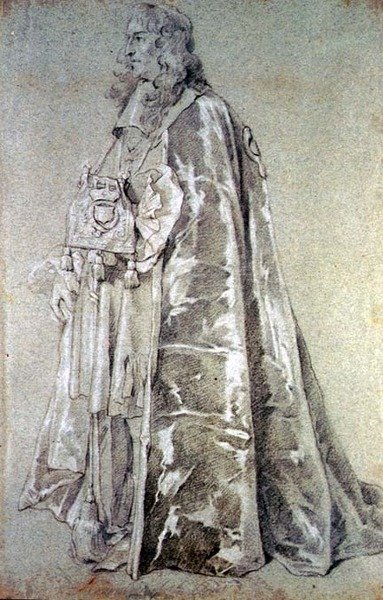 Sir Henry de Vic, kanclerz Orderu Podwiązki autorstwa Peter Lely