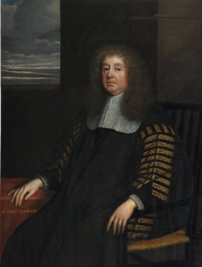 Sir Thomas Ingram, kanclerz Księstwa Lancaster (olej na płótnie) autorstwa Peter Lely