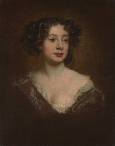 Studium do portretu kobiety, lata 70. XVII wieku. autorstwa Peter Lely