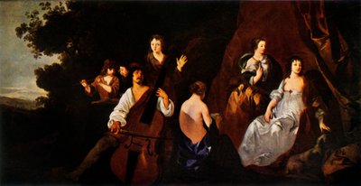 „Koncert”, ok. 1650, 1944 r. autorstwa Peter Lely