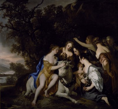 Gwałt Europy (olej na płótnie) autorstwa Peter Lely