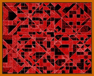 OKNO DO DUSZY, 2013, MALARSTWO CYFROWE WZMOCNIONE autorstwa Peter McClure