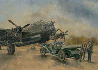 Lancaster i Bentley, 2000 (olej na płótnie) autorstwa Peter Miller