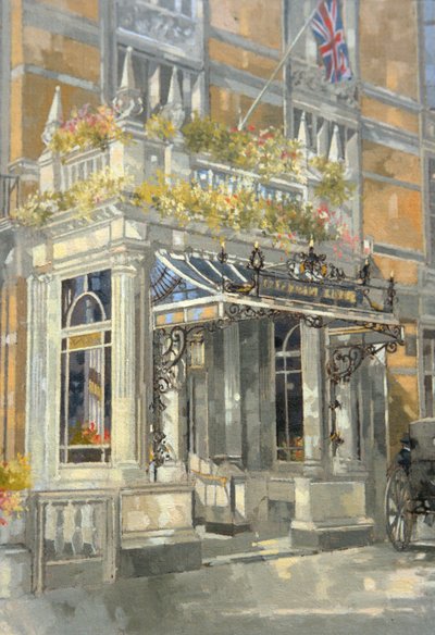The Connaught Hotel, Londyn (olej na płótnie) autorstwa Peter Miller