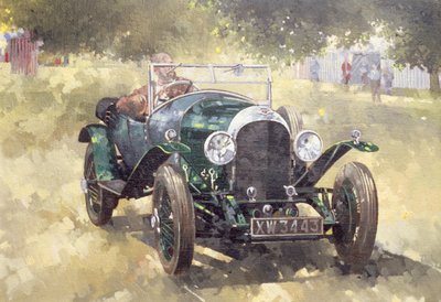Zielony Bentley w Althorp autorstwa Peter Miller
