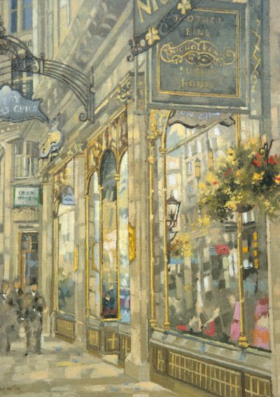 The Savoy Taylors Guild - The Strand (olej na płótnie) autorstwa Peter Miller