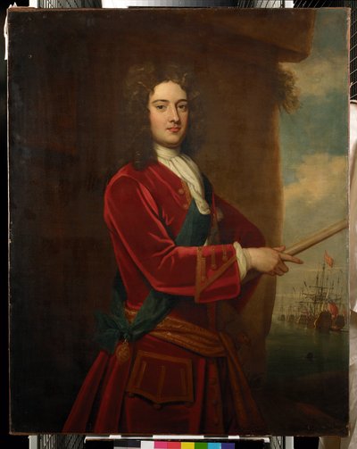 Portret admirała Jamesa Berkeleya autorstwa Peter Monamy