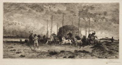 Żniwa w San Juan, Nowy Meksyk autorstwa Peter Moran
