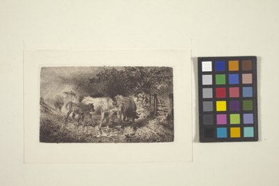 Deszczowa pogoda (atrament) autorstwa Peter Moran