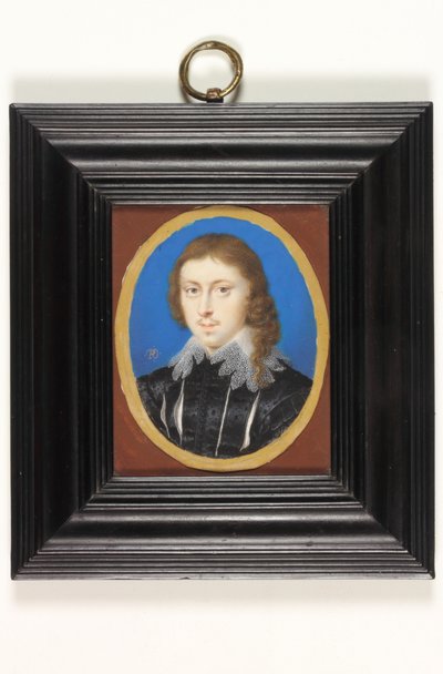 Edmund Waller (akwarela na welinie) autorstwa Peter Oliver