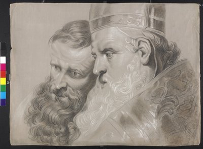 "Święty Ambroży i cesarz Teodozjusz" Petera Paula Rubensa autorstwa Peter Paul (after) Rubens