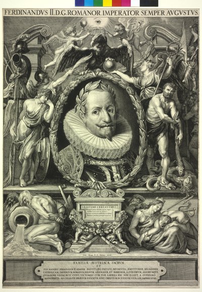 Święty Cesarz Rzymski Ferdynand II autorstwa Peter Paul (after) Rubens