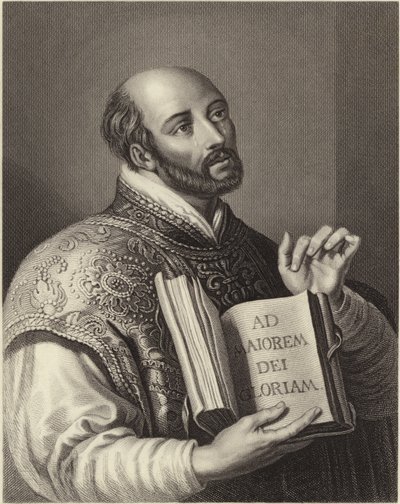 Ignacy Loyola (rycina) autorstwa Peter Paul (after) Rubens