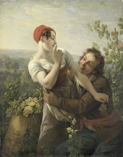 Namiętny zbieracz winogron autorstwa Peter Paul Joseph Noël