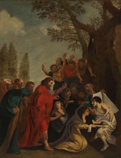 Wskrzeszenie Łazarza autorstwa Peter Paul Rubens (after)