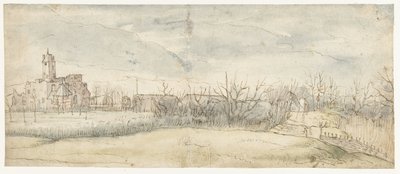 Widok zamku Crayenhof w Zwijndrecht, 1606 autorstwa Peter Paul Rubens (attributed to)