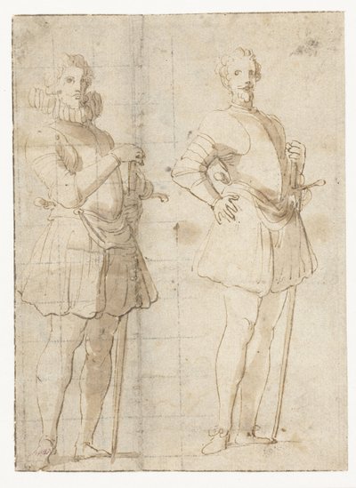 Dwa studia oficera stałego autorstwa Peter Paul Rubens (possibly)