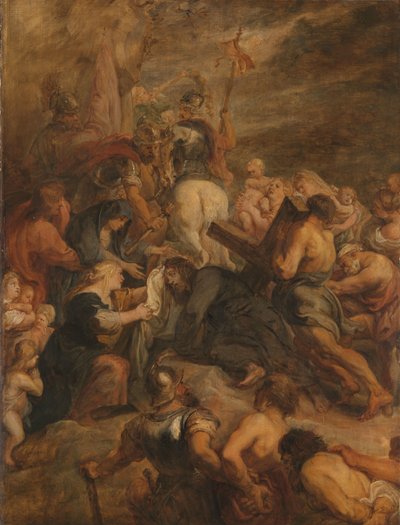 Chrystus w drodze na Kalwarię autorstwa Peter Paul Rubens (workshop of)