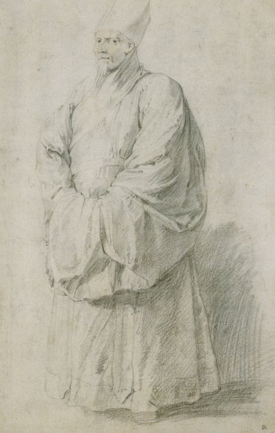 Misjonarz jezuita w chińskim stroju autorstwa Peter Paul Rubens
