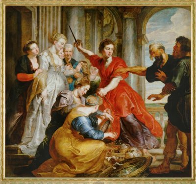 Achilles wśród córek Likomedesa autorstwa Peter Paul Rubens