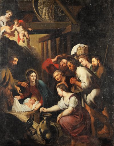Adoracja pasterzy autorstwa Peter Paul Rubens