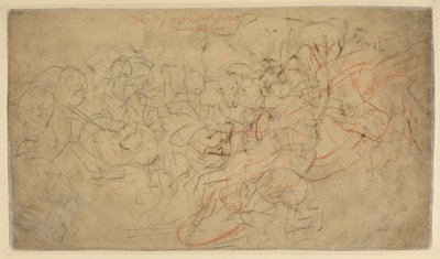 Bitwa jeźdźców (verso) autorstwa Peter Paul Rubens