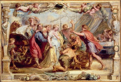 Briseis oddana Achillesowi, 16301631 autorstwa Peter Paul Rubens