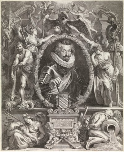 Karol Bonawentura de Longueval (rycina) autorstwa Peter Paul Rubens