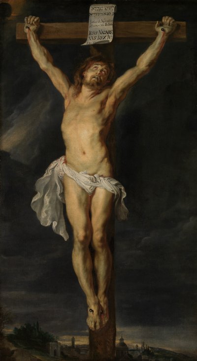 Chrystus na krzyżu (olej na płótnie) autorstwa Peter Paul Rubens